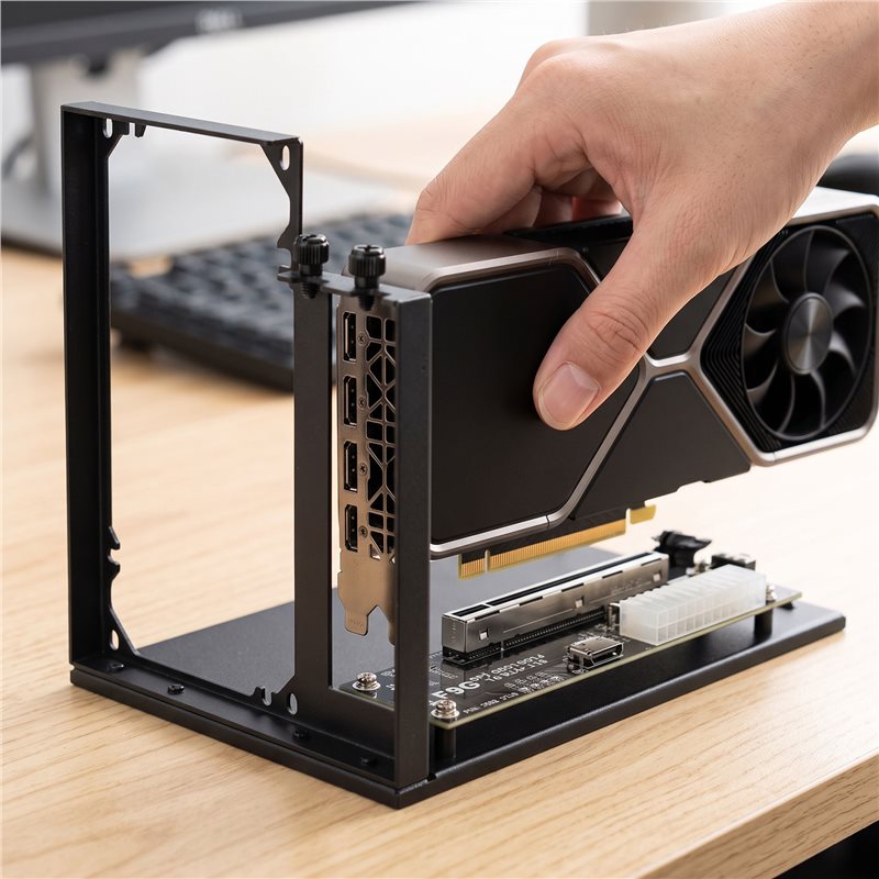 Aktywna stacja dokująca F9G-BK – Oculink Egpu Dock Graphics Card recenzja i cena