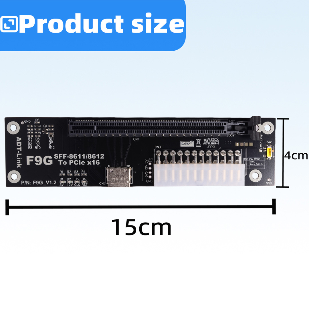 Dokowanie eGPU PCIe 5.0 x4 128 – Oculink Egpu Dock Graphics Card recenzja i cena